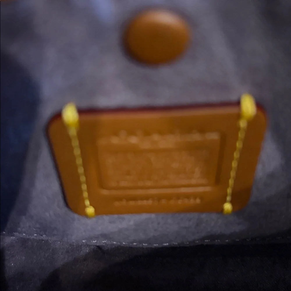 Coach Luna Shoulder Bag in Soft Purple Pebbled Leather - Picture 8 of 9